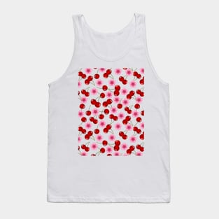 Cherries Pattern Tank Top